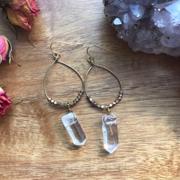 handmade Jewelry - Handmade crystal earrings
